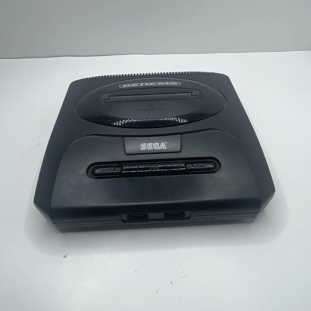 Black Sega Genesis Model 2 MK-1631 16-Bit Retro System Console Only
